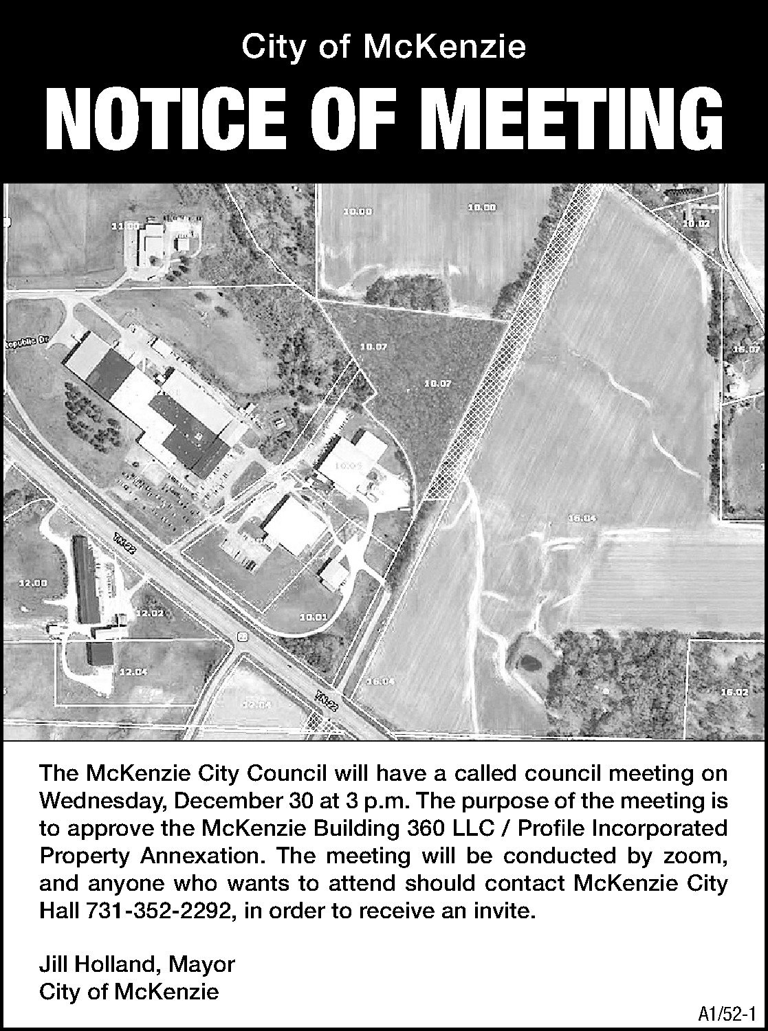 City of McKenzie Meeting The Mckenzie Banner